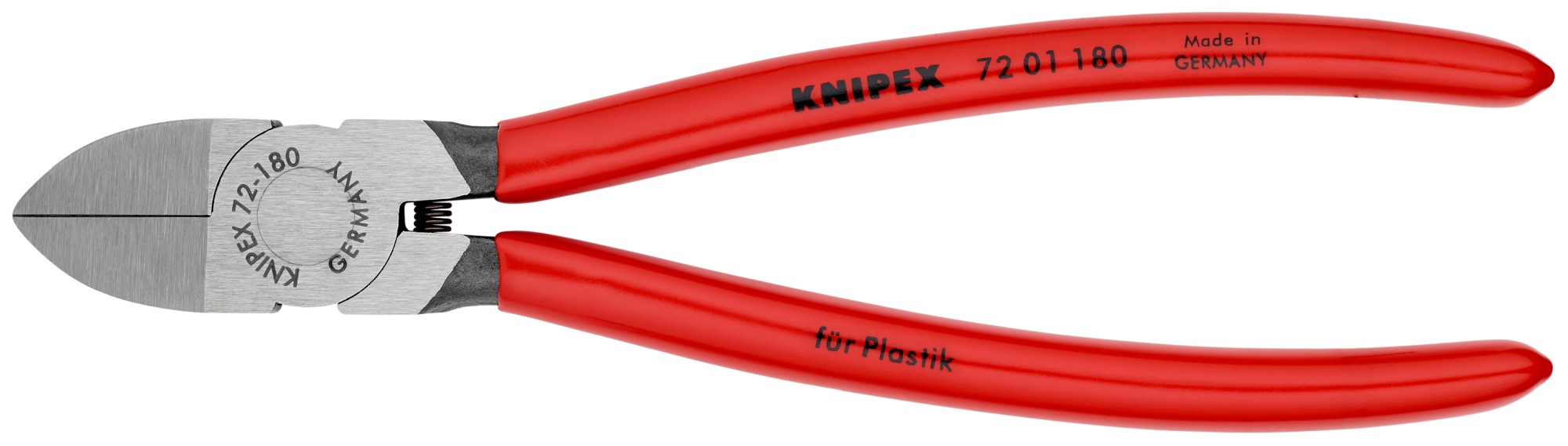 Knipex Alicate de corte diagonal para plástico 180 mm