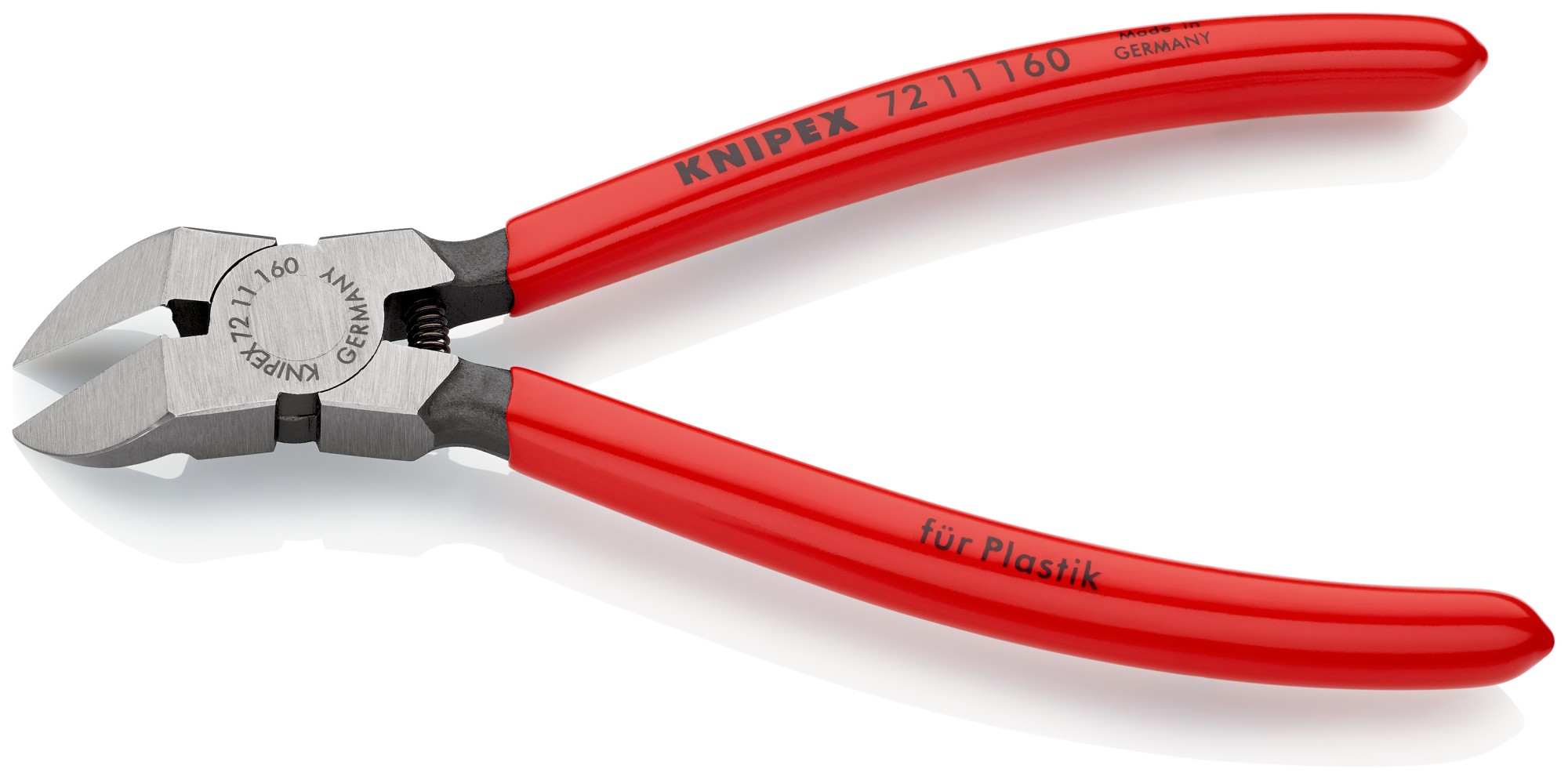 Knipex Alicate de corte diagonal para plástico (bocas a 45º) 160 mm