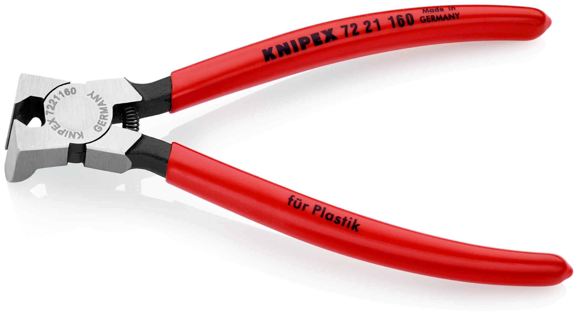 Knipex Alicate de corte diagonal para plástico (bocas a 85º) 160 mm