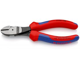 Knipex Alicate de corte diagonal de fuerza con mangos bicomponentes 160 mm