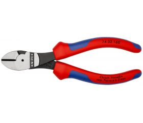 Knipex Alicate de corte diagonal de fuerza con mangos bicomponentes 160 mm