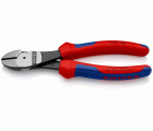 Knipex Alicate de corte diagonal de fuerza con mangos bicomponentes 180 mm