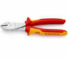 Knipex Alicate de corte diagonal de fuerza con mangos bicomponentes aislados 200 mm