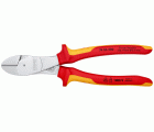 Knipex Alicate de corte diagonal de fuerza con mangos bicomponentes aislados 200 mm