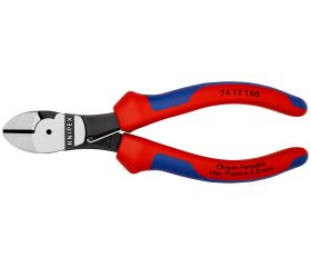 Knipex Alicate de corte diagonal de fuerza con muelle 160 mm
