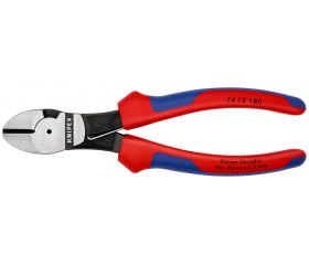 Knipex Alicate de corte diagonal de fuerza con muelle 180 mm