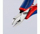Knipex Alicate de corte diagonal para electrónica 115 mm