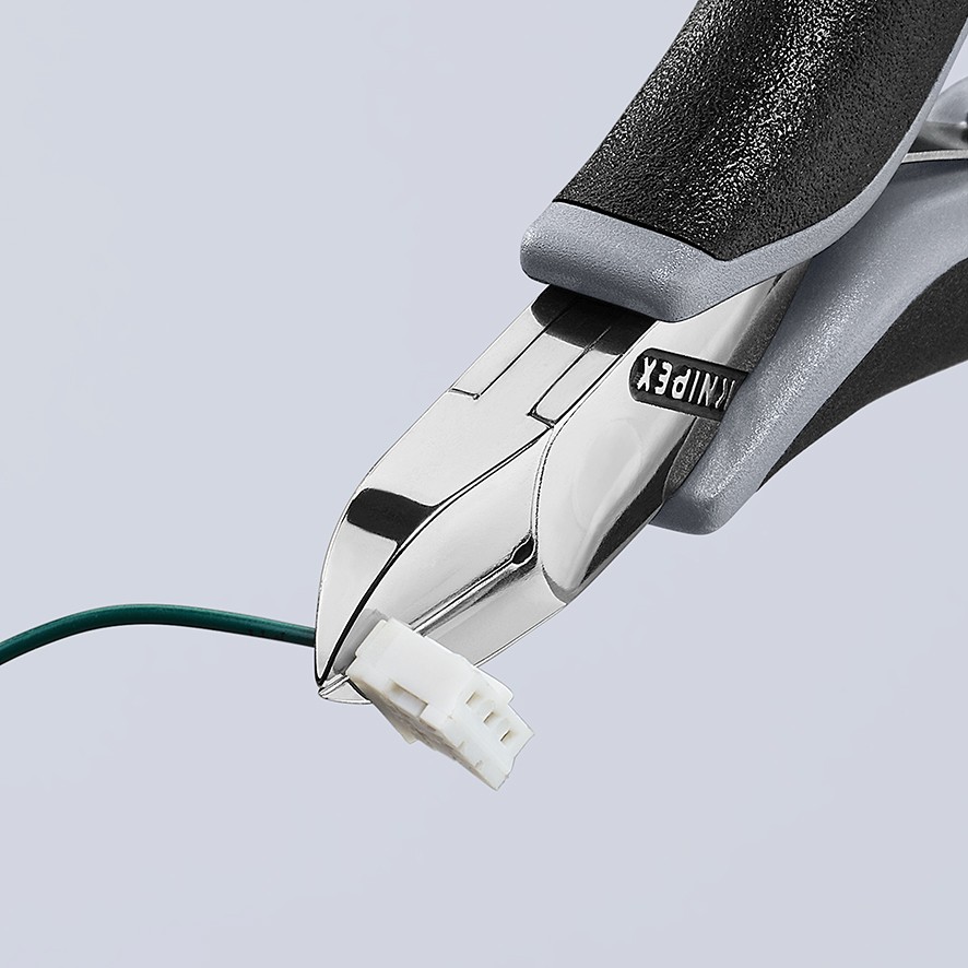 Knipex Alicate de corte diagonal para electrónica ESD 115 mm