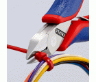 Knipex Alicate de corte diagonal para electrónica (cabeza en punta) 115 mm