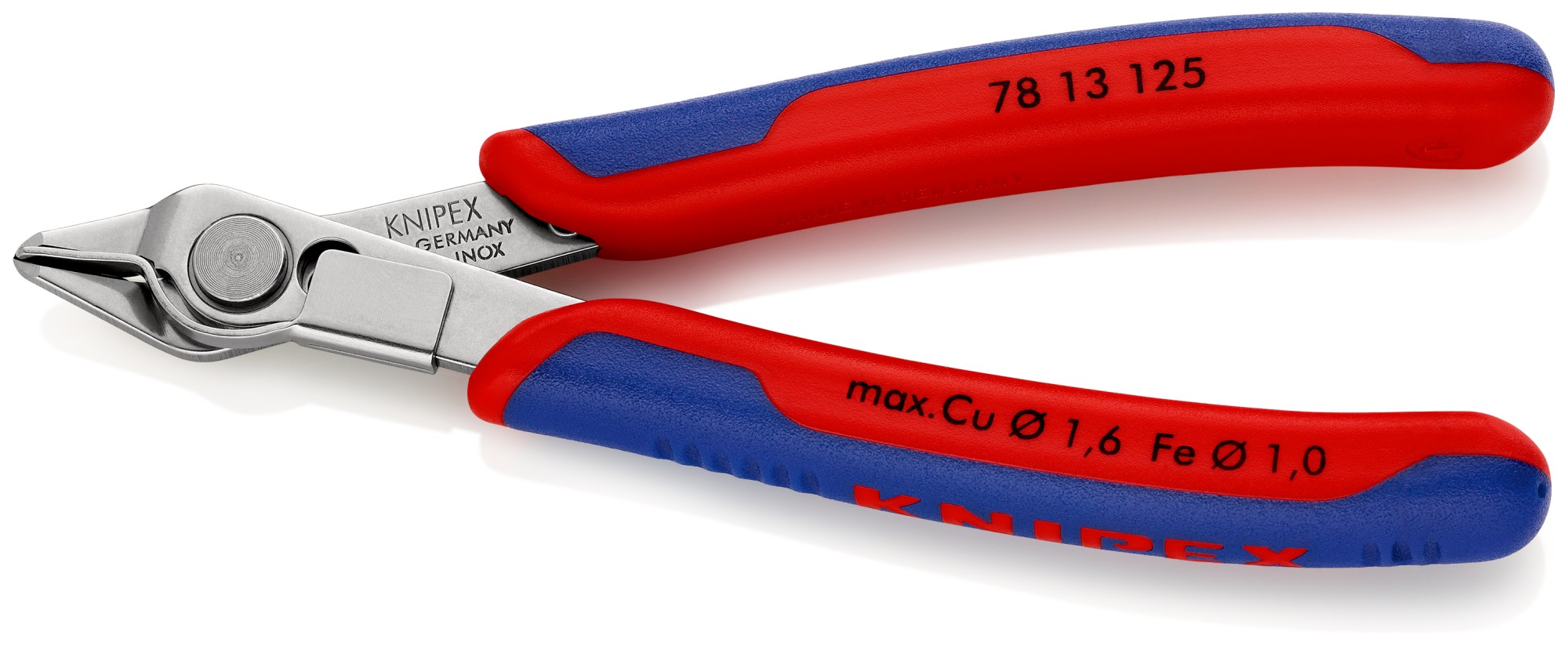 Knipex Alicate de corte para electrónica Super Knips (con muesca) 125 mm