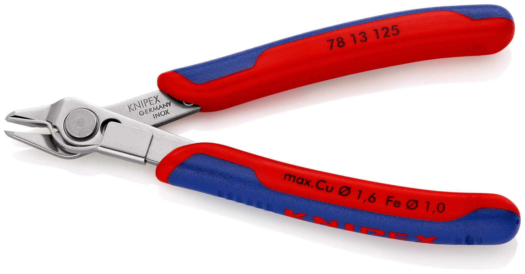 Knipex Alicate de corte para electrónica Super Knips (con muesca) 125 mm