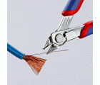 Knipex Alicate de corte para electrónica Super Knips (con muesca) 125 mm