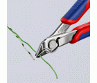 Knipex Alicate de corte para electrónica Super Knips (con muesca) 125 mm