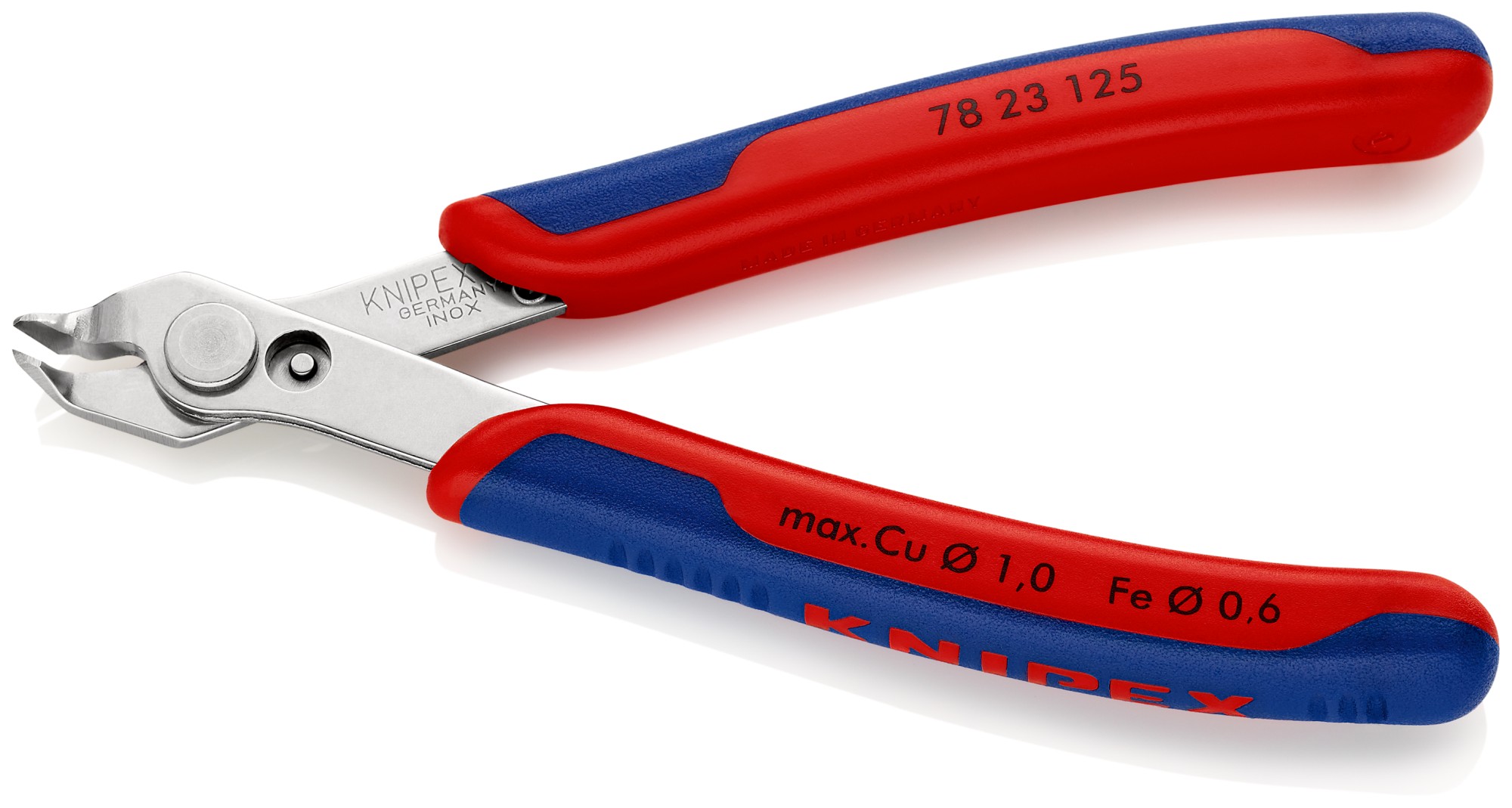 Knipex Alicate de corte para electrónica Super Knips, bocas 60º 125 mm
