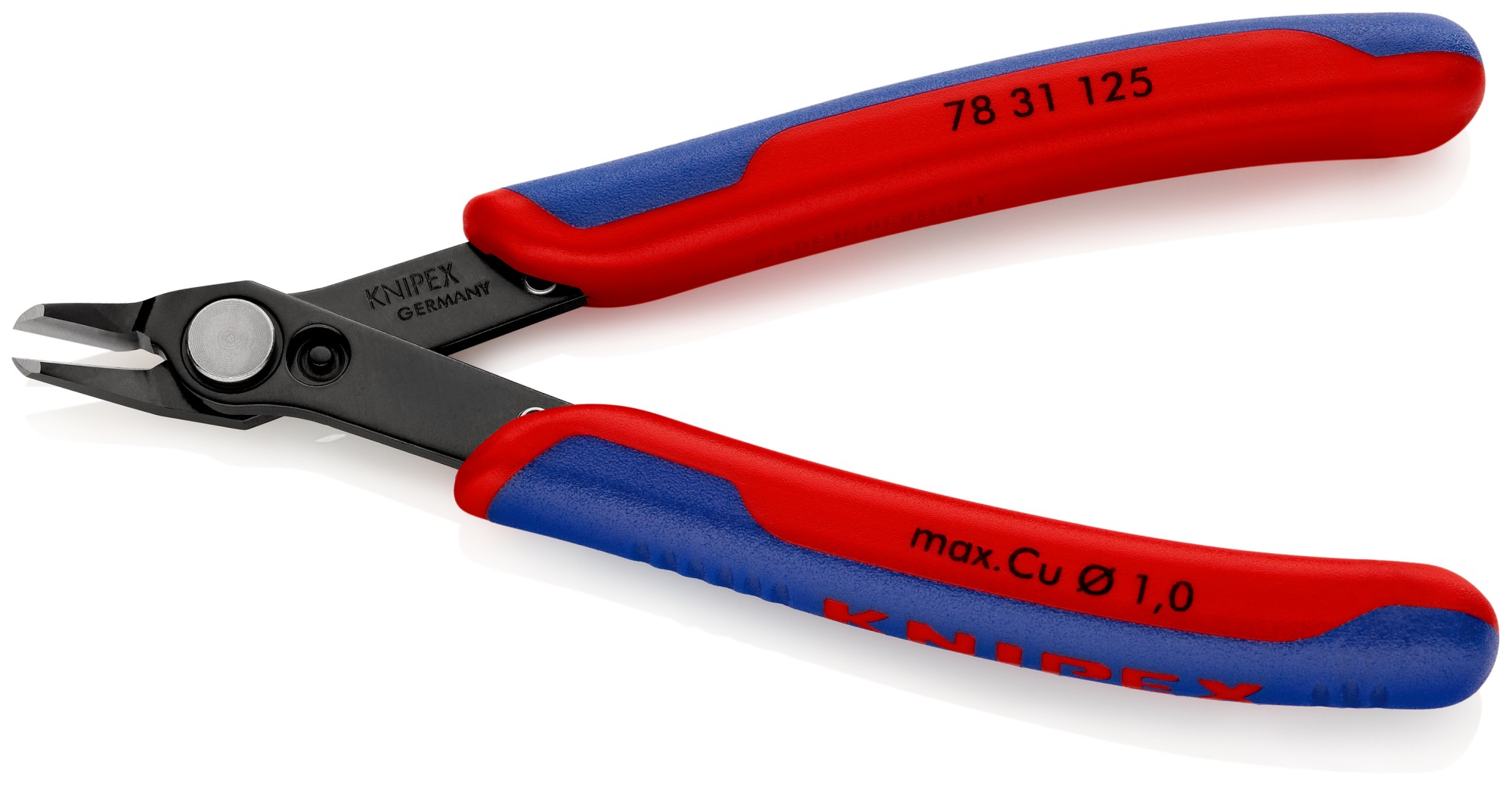 Knipex Alicate de corte para electrónica Super Knips (cabeza estrecha) 125 mm