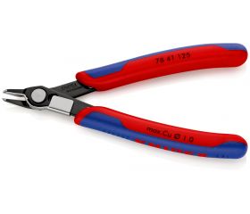 Knipex Alicate de corte para electrónica Super Knips (cabeza estrecha, con muesca) 125 mm