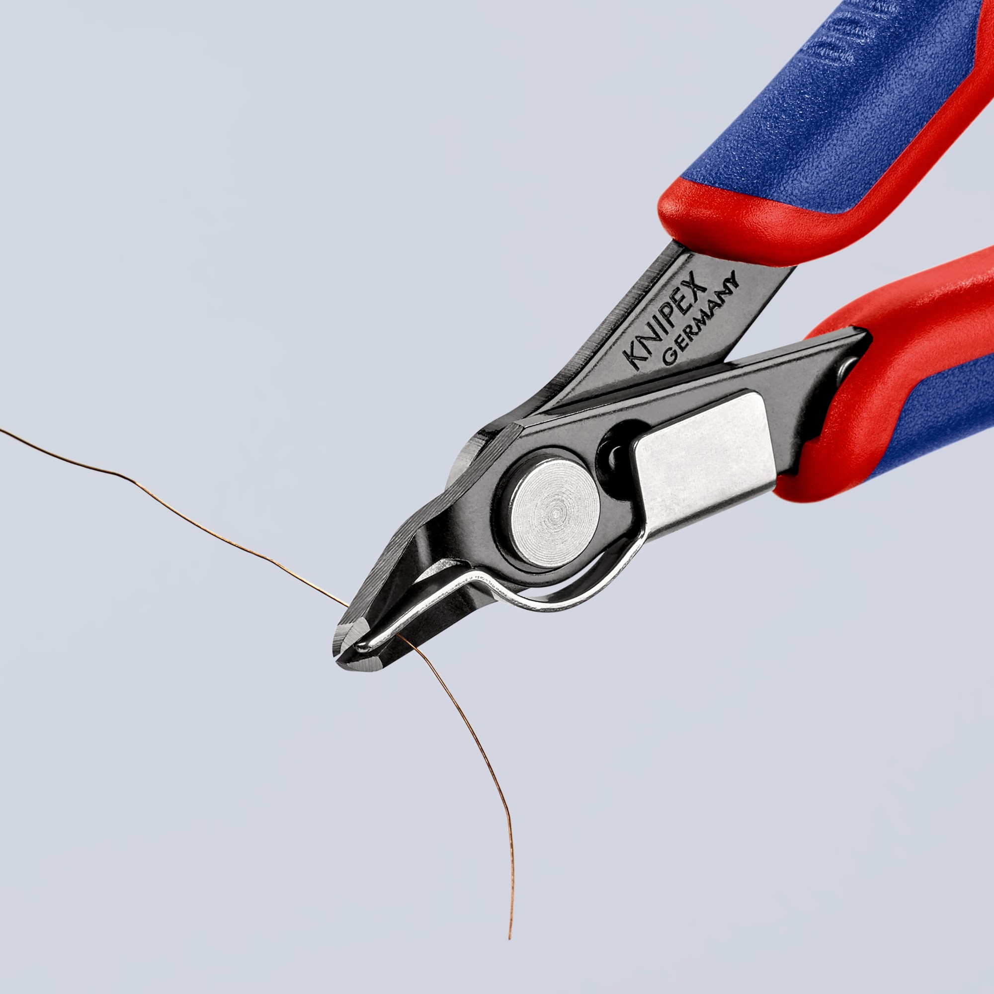 Knipex Alicate de corte para electrónica Super Knips (cabeza estrecha, con muesca) 125 mm