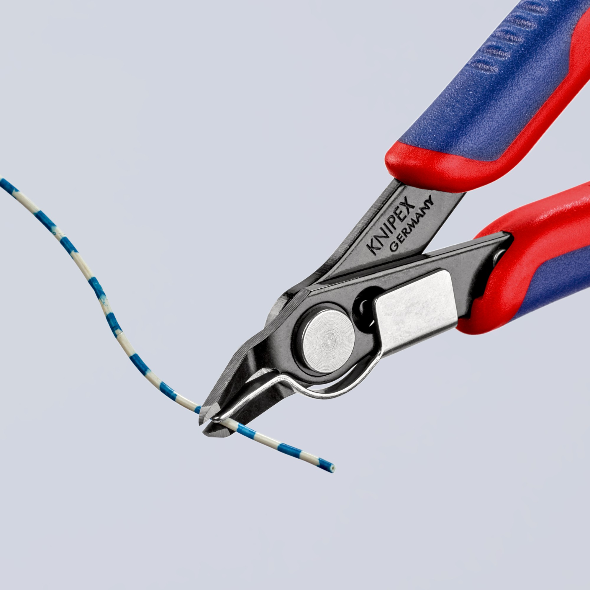 Knipex Alicate de corte para electrónica Super Knips (cabeza estrecha, con muesca) 125 mm