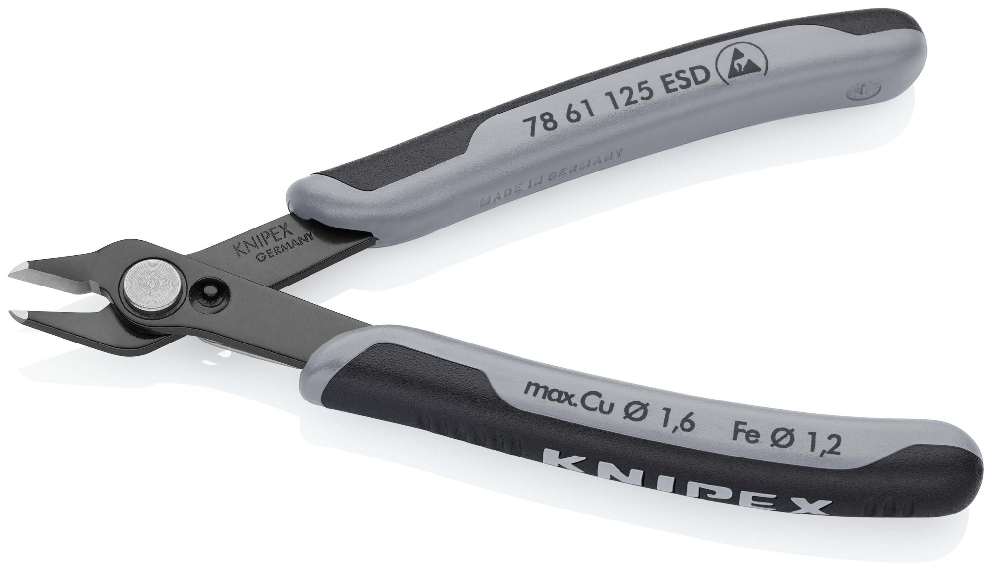 Knipex Alicate de corte para electrónica Super Knips ESD 125 mm