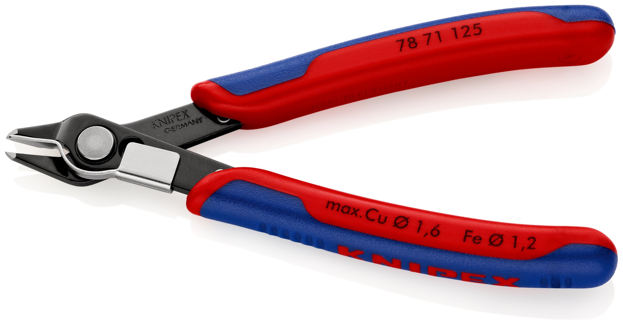 Knipex Alicate de corte para electrónica Super Knips (con muesca) 125 mm