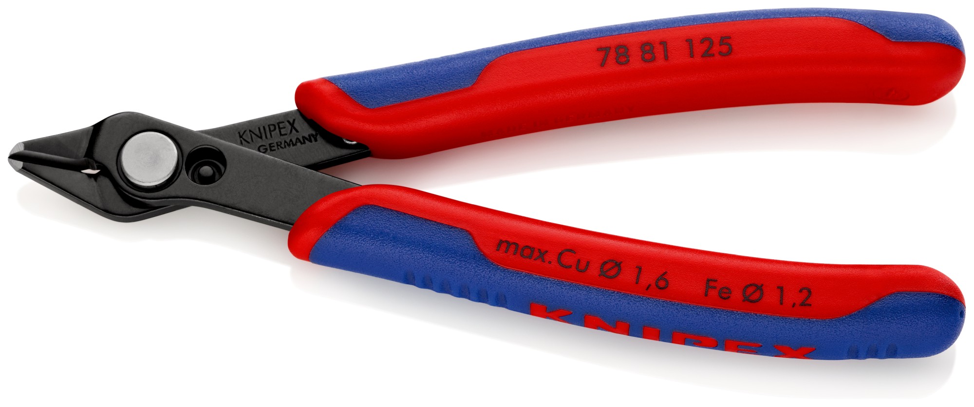 Knipex Alicate de corte para electrónica Super Knips - con bisel 125 mm