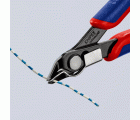 Knipex Alicate de corte para electrónica Super Knips - con bisel 125 mm