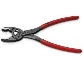 Knipex Alicate de agarre frontal TWINGRIP con mangos recubiertos de plástico 200 mm