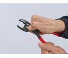 Knipex Alicate de agarre frontal TWINGRIP con mangos recubiertos de plástico 200 mm