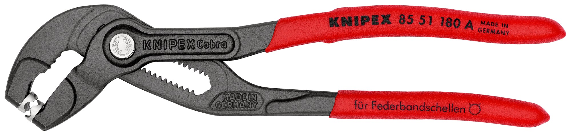 Knipex Tenaza para abrazaderas 180 mm