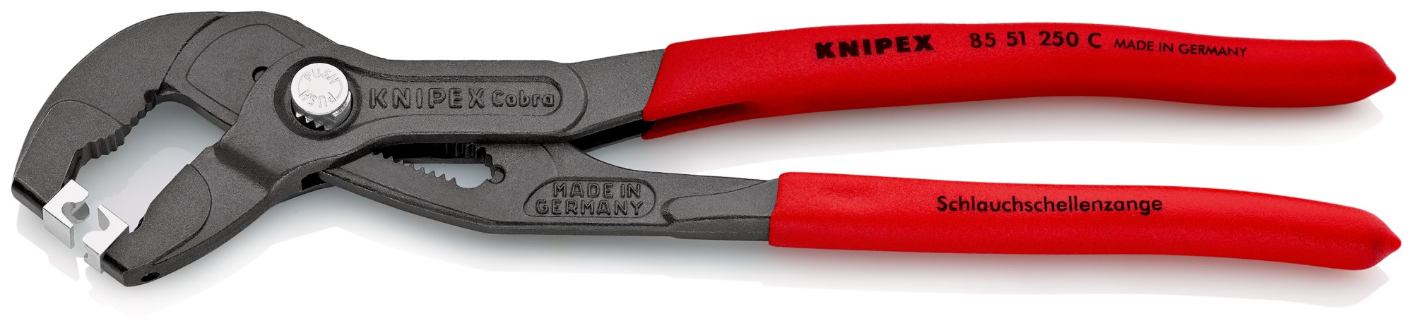 Knipex Tenaza para abrazaderas Click 250 mm