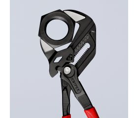 Knipex Tenaza llave-  con mangos recubiertos de plástico 180 mm
