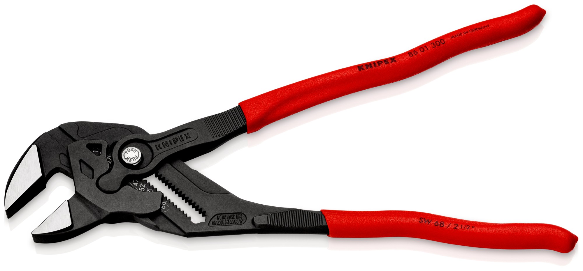 Knipex Tenaza llave-  con mangos recubiertos de plástico 300 mm