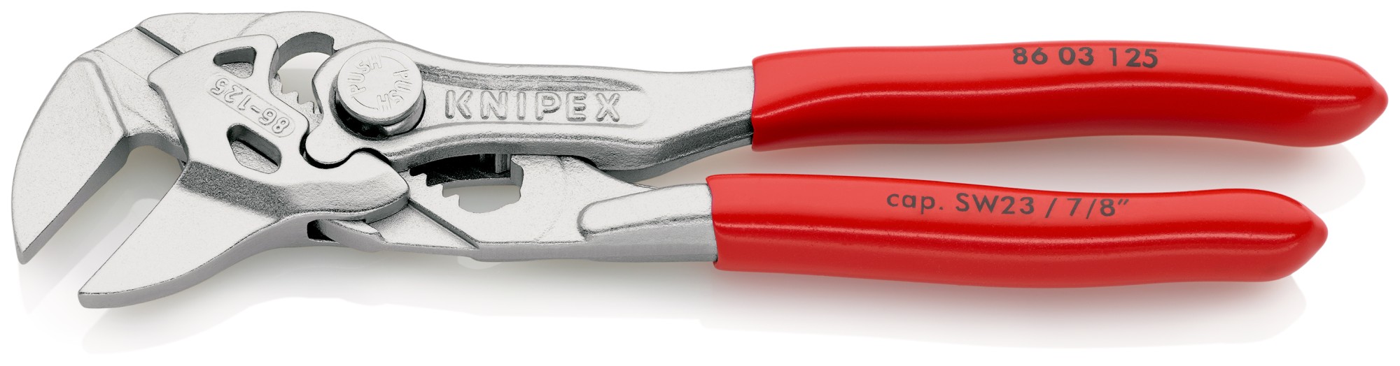 Knipex Tenaza llave-  con mangos recubiertos de plástico 125 mm