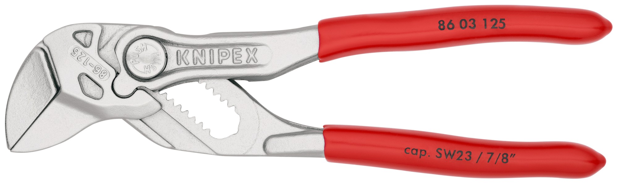 Knipex Tenaza llave-  con mangos recubiertos de plástico 125 mm