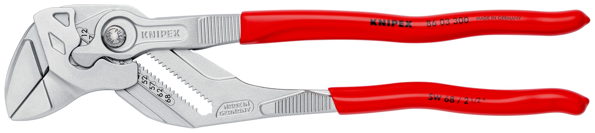 Knipex Tenaza llave-  con mangos recubiertos de plástico 300 mm