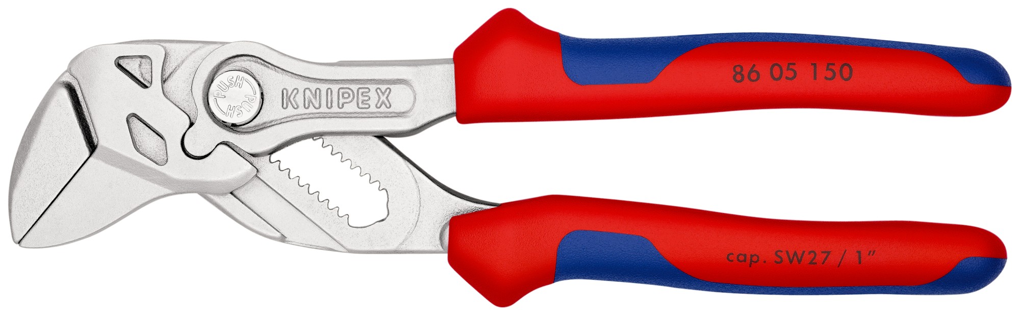 Knipex Tenaza llave - con mangos bicomponentes 150 mm