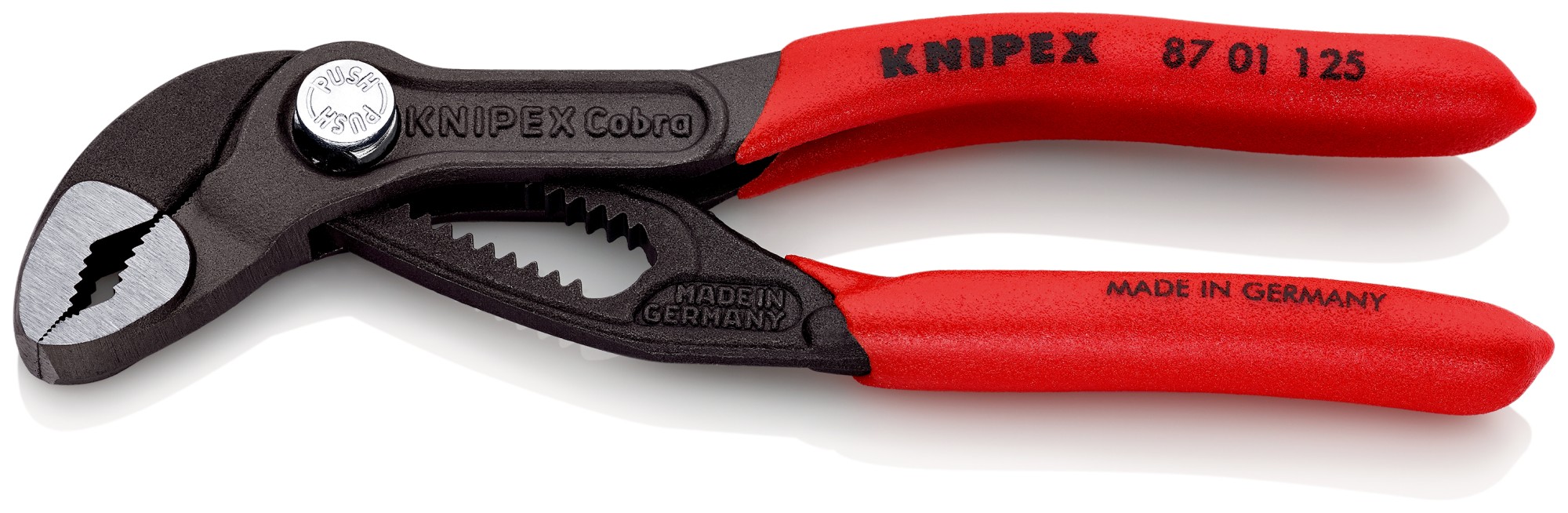 Miniatura Knipex Tenaza pico loro COBRA® -  con mangos recubiertos de plástico