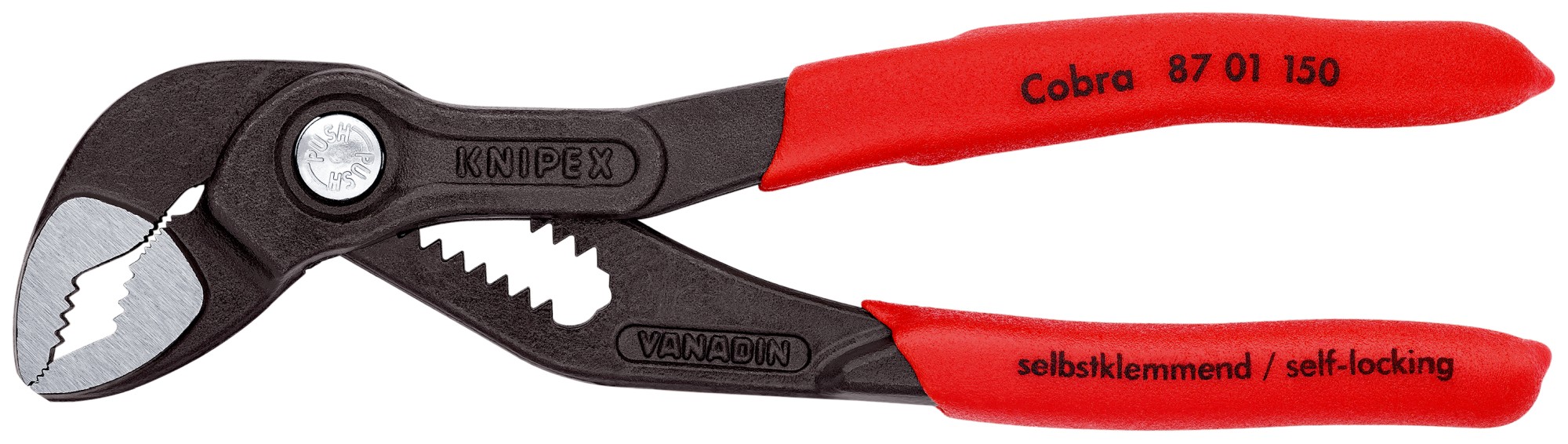 Knipex Tenaza pico loro COBRA® -  con mangos recubiertos de plástico 150 mm