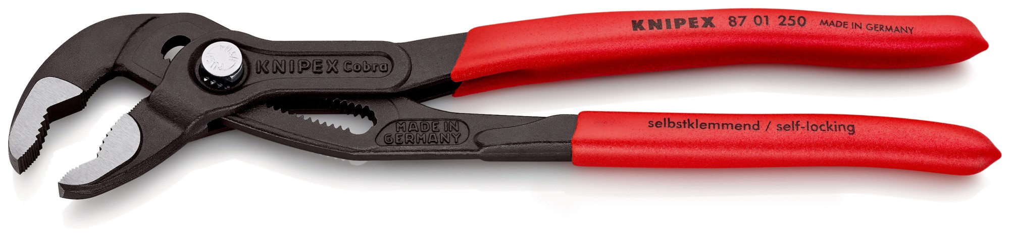 Knipex Tenaza pico loro COBRA® -  con mangos recubiertos de plástico 250 mm