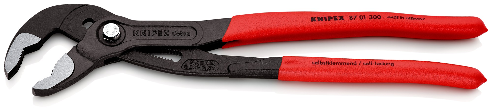 Knipex Tenaza pico loro COBRA® -  con mangos recubiertos de plástico 300 mm