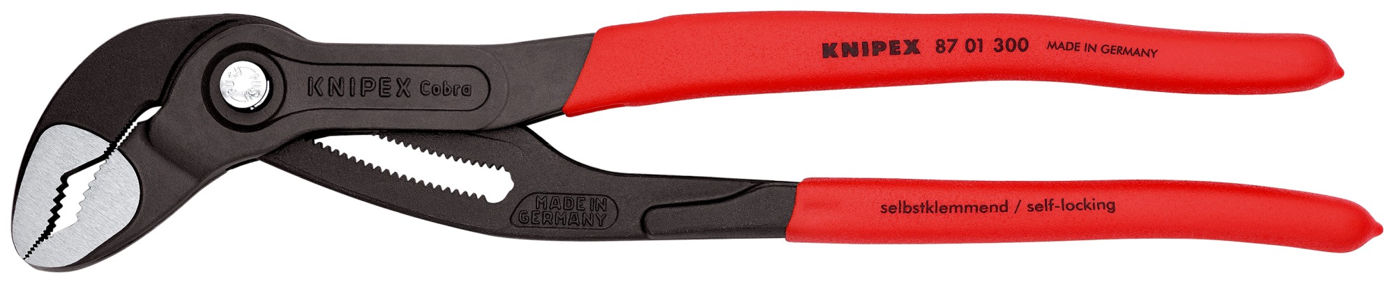 Knipex Tenaza pico loro COBRA® -  con mangos recubiertos de plástico 300 mm