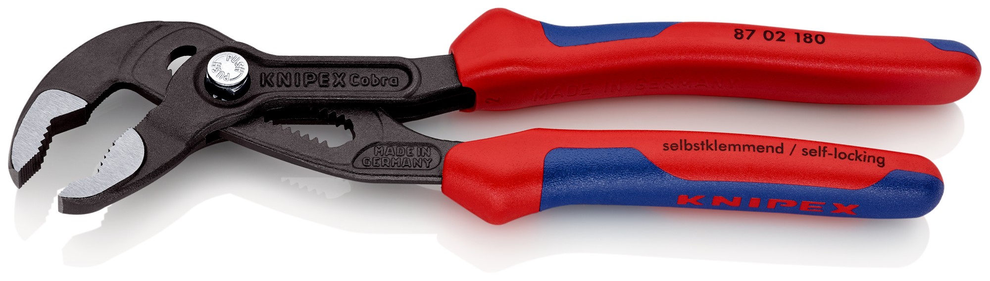 Knipex Tenaza pico loro COBRA® - con mangos bicomponentes 180 mm