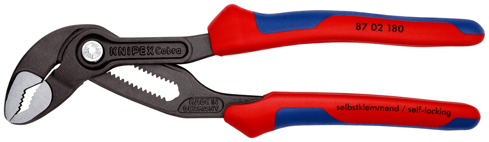 Knipex Tenaza pico loro COBRA® - con mangos bicomponentes 180 mm