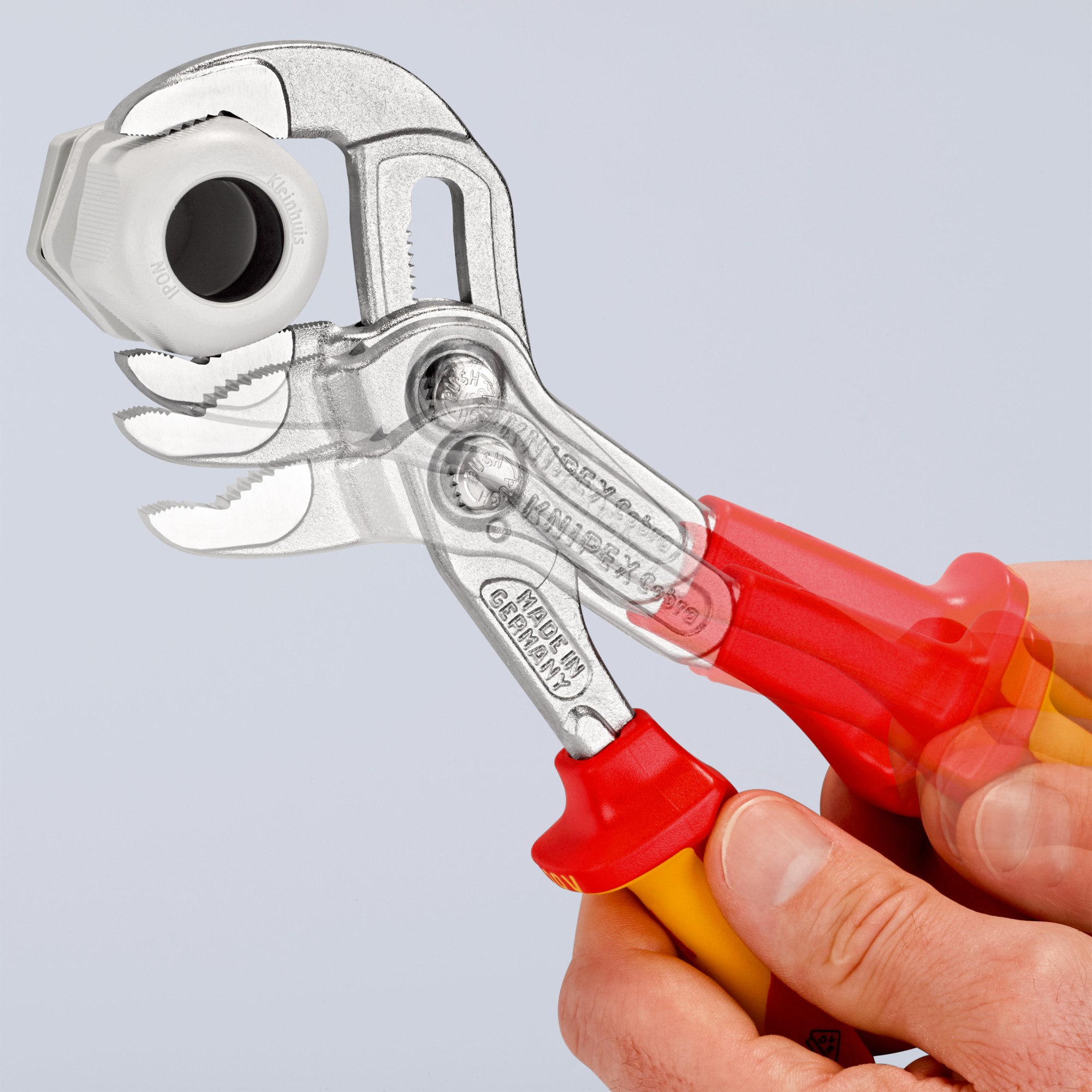 Knipex Tenazas COBRA® con mangos bicomponentes aislados 250 mm