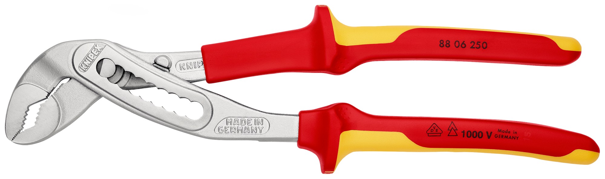 Knipex Tenazas ALLIGATOR® con mangos bicomponentes aislados 250 mm