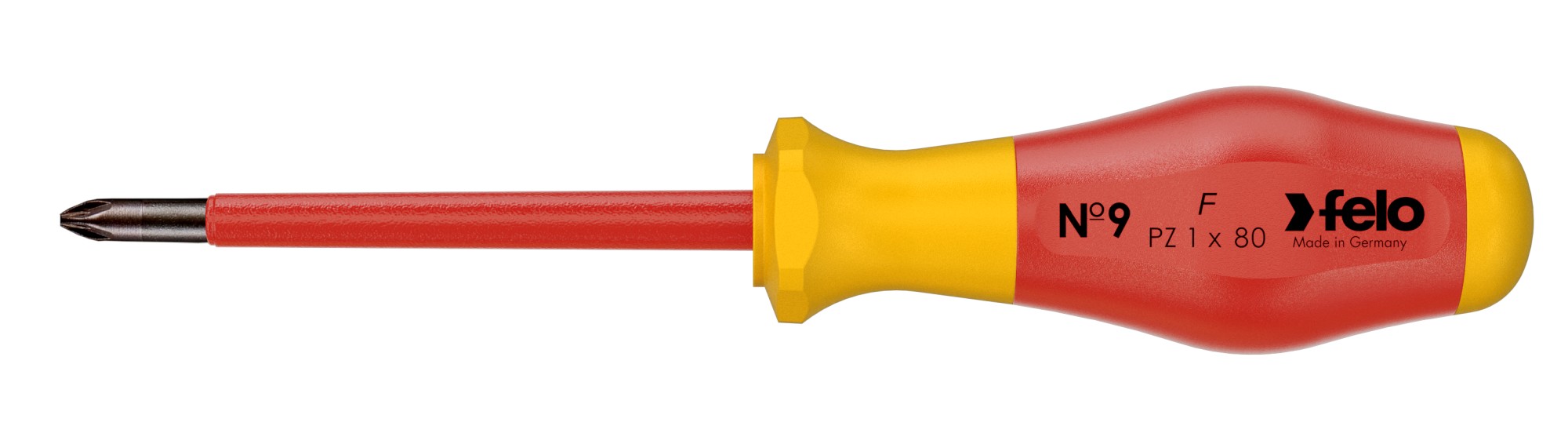 Felo Destornillador aislado Serie Nº 9 punta PZ 1