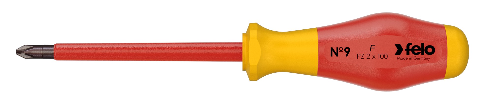 Felo Destornillador aislado Serie Nº 9 punta PZ 2