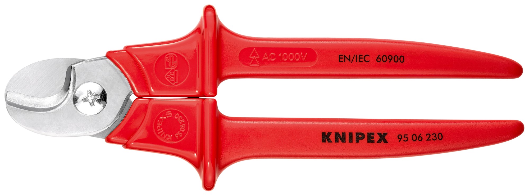 Knipex Alicate cortacables con mangos aislados por inmersión 230 mm