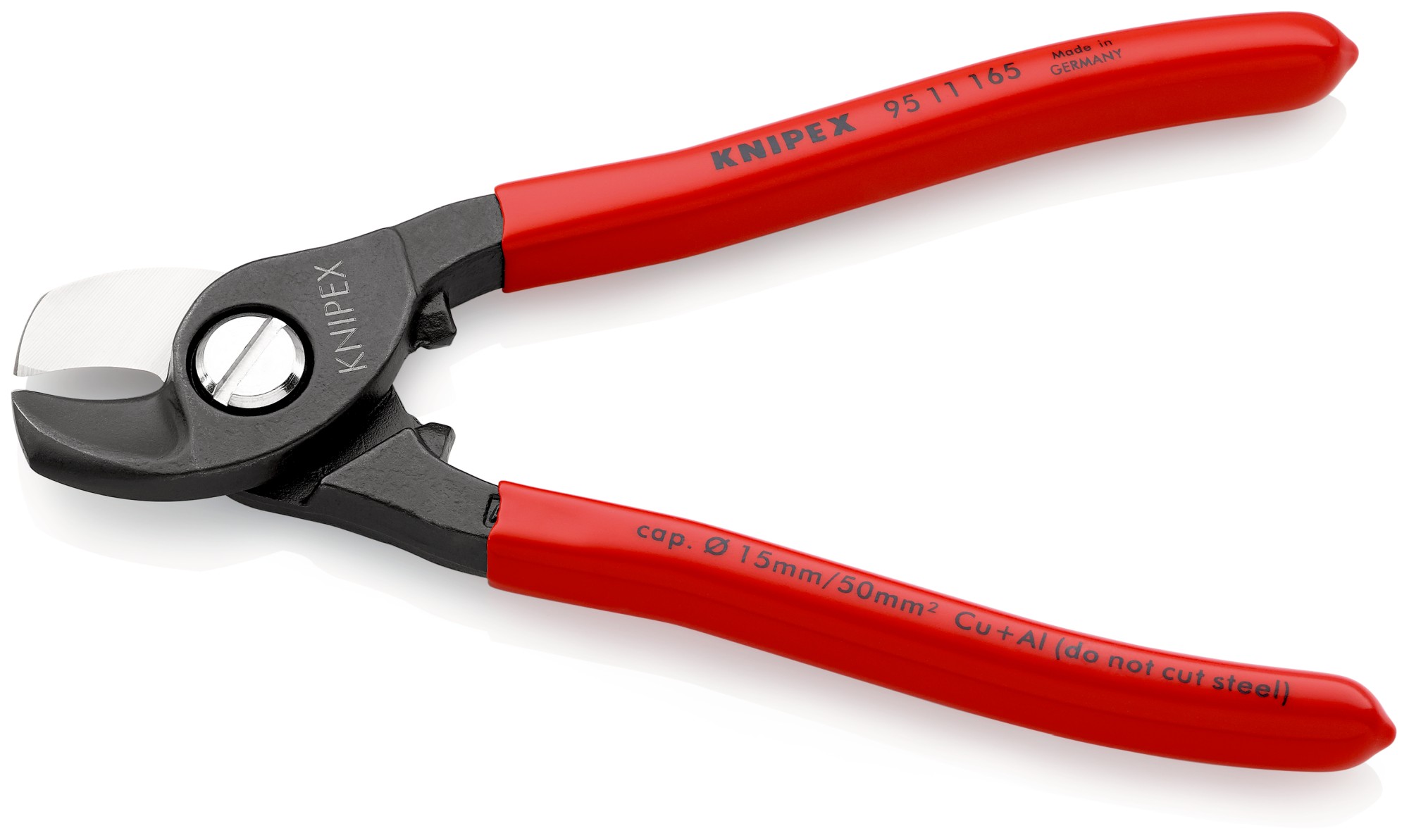 Knipex Alicates cortacables - con mangos recubiertos de plástico 165 mm