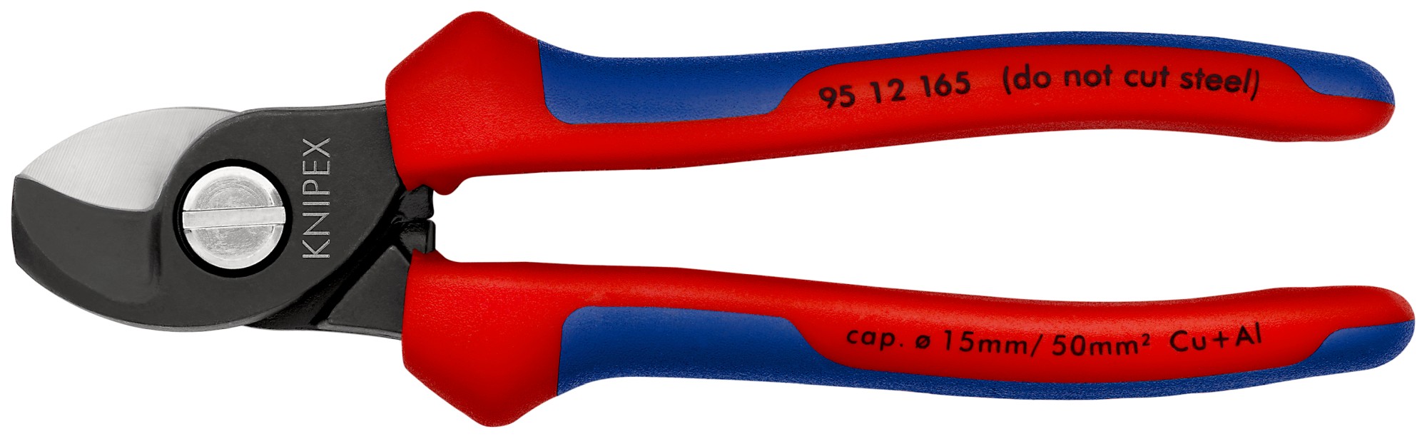 Knipex Alicates cortacables - con mangos bicomponentes 165 mm
